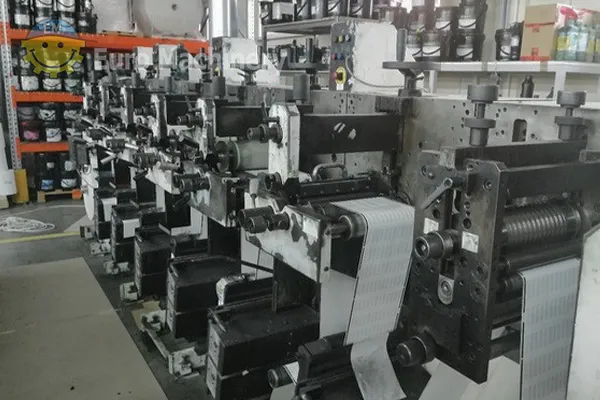 48034 Nilpeter FA 2400 (1) Used Nilpeter FA 2400 UV Flexo Label Printer – 6 Colors