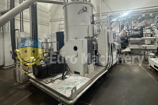 60531 Used recycling extruder Vacurema (10) Used Recycling Extruder Vacurema to process PET