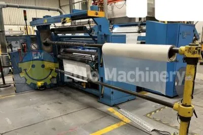 Slitter rewinder able to cut PE, Paper, Laminates; PVC, etc