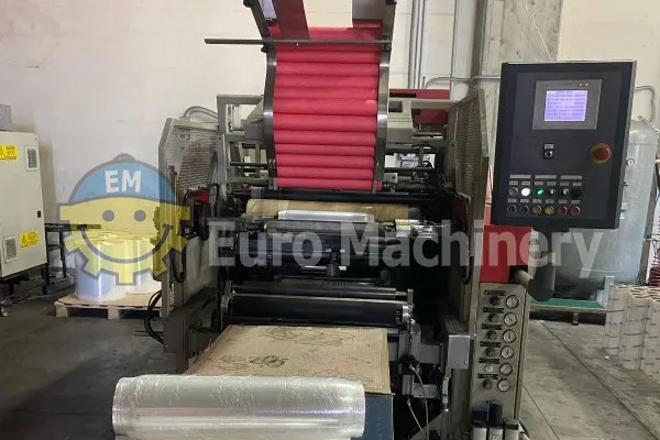5736 Noel PRE 500 rewinder (4) Automatic pre-stretch film rewinder NO.EL for LLDPE stretch film