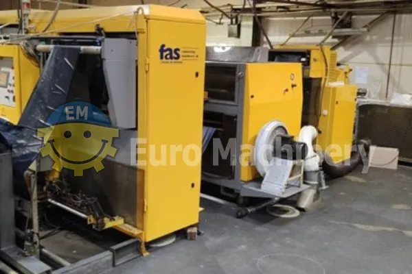 11130 FAS Roll bag making machine (2) FAS Euroline BW900 Roll bag making machine
