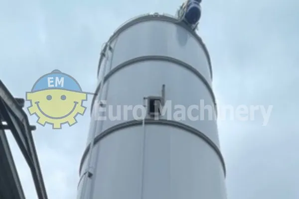 Mixing silo M Silo for recycling and compounding plastics
