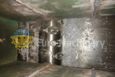 Lindner T1500 one shaft shredder with pusher