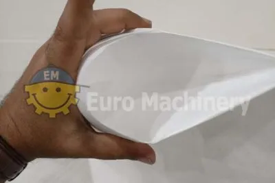 The STARLINGER ADStar-KON 60 is an advanced automatic bag conversion machine designed to manufacture valve sacks from woven polypropylene (PP) fabric.