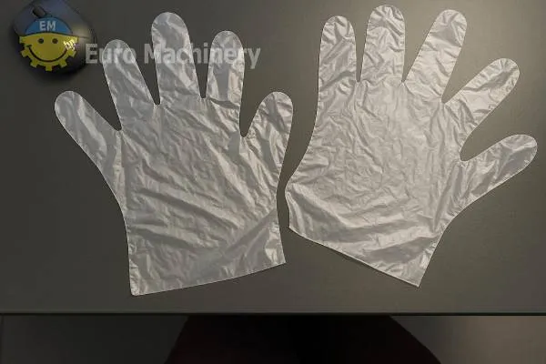 Ming Jilee PE gloves making machine.