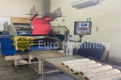 Automatic pre-stretch film rewinder NO.EL for LLDPE stretch film