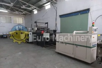 Lemo Rollomat roll bag machine with drawtape and CMD winder