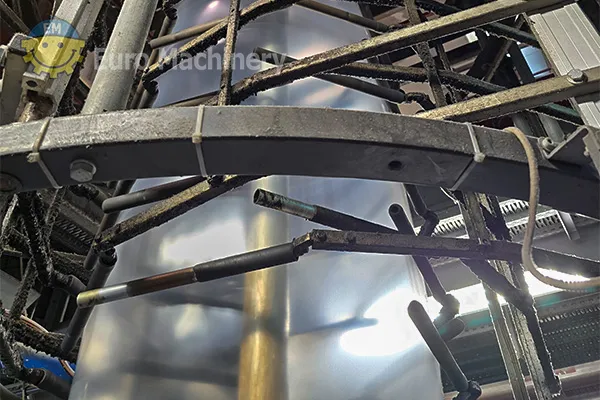 33022 BIELLONI 3 layers 2000 (4) Bielloni co-extrusion blown film line | high-quality three-layer