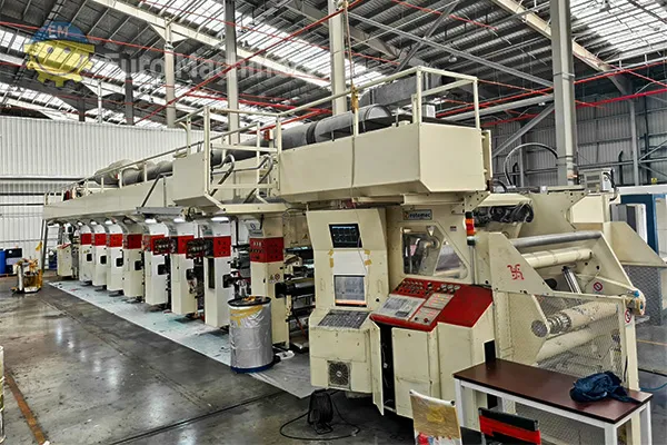 10168 Bobst Rotomec 3000-5, 8cl (1) Rotogravure Printing Machine – Bobst Rotomec 3000-5 | 8 Colours