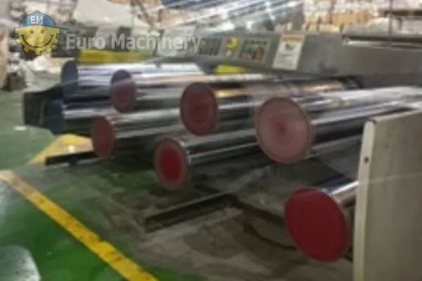 Extrusion line for tapes Starlinger Starex with twin winder